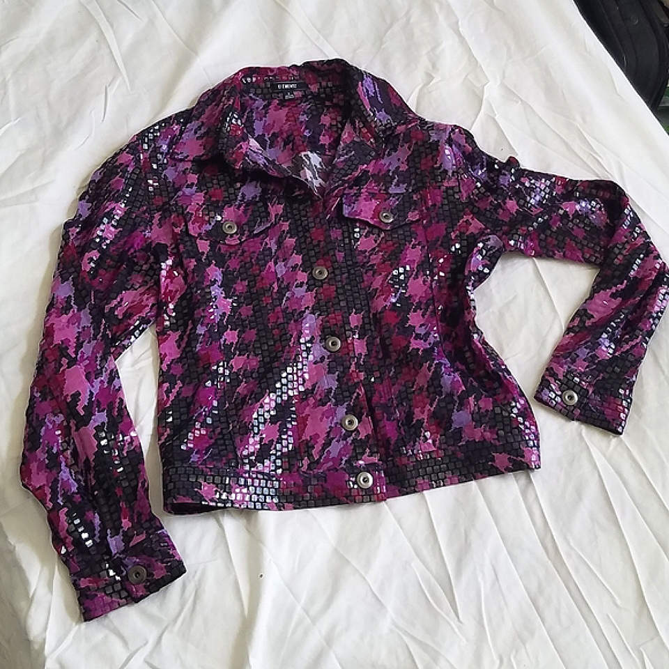 Reflective Houndstooth Jacket